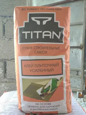 Плиточный клей Titan