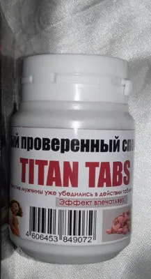 Titan Tabs erkaklar uchun tabletkalar