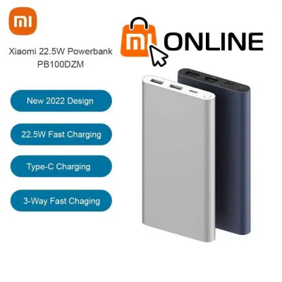 Tashqi batareya Xiaomi Mi Power Bank 3, 22,5 Vt, 100% original