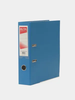 Папка-регистратор Alta, синяя, А4, 75 мм
