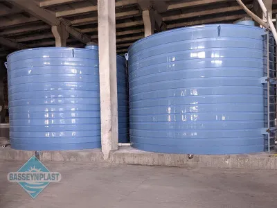 Ёмкость для воды 100м3, тонн пищевая пластиковая, бак, резервуар