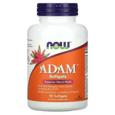 NOW Foods Erkaklar Vitaminlari, ADAM, 90 Softgels