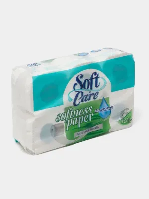 Туалетная бумага "Softcare" (6 шт)