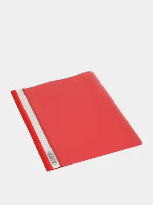 Папка-скоросшиватель пластиковая ErichKrause Fizzy ClassicA4,красный (в пакете по 20 шт.)