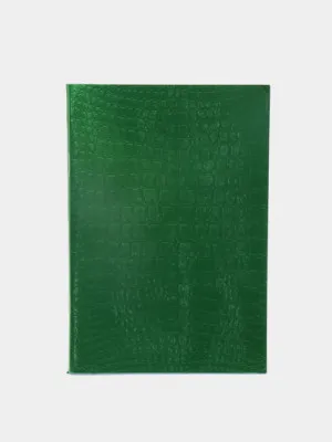 Тетрадь Metallic Croco, в клетку, 96 листов, А4ф, зеленая