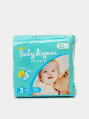 Детские подгузники Baby Diapers Midi #3, 18 шт.