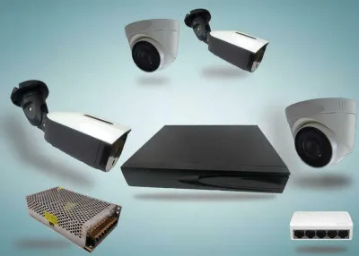 Комплект IP камер видеонаблюдения 5 мп