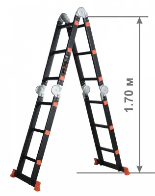 Универсальная лестница трансформер алюминиевая модель ML 103