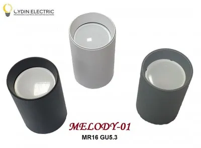 Корпус Спот светильника "MELODY-01" MR16 Черный OYDIN ELECTRIC