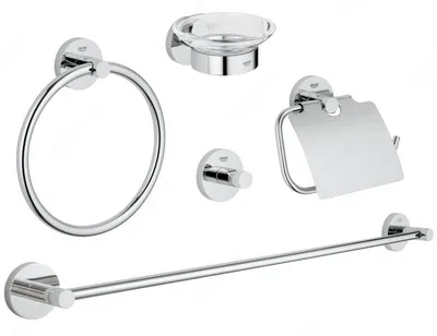 Ванный набор - Essentials Accessories Set Master 5-in-1 - 40344001