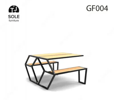Стол - скамейка для сада, модель "GF004"