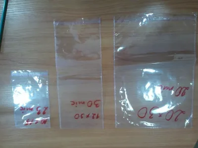 Пакеты упаковочные из полипропиленовой пленки