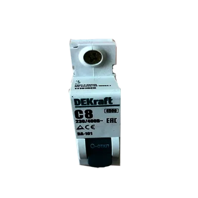 DEKraft ВА-101 Автоматический выключатель однополюсный 8А (4.5 кА, C)