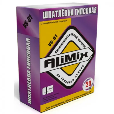 Шпатлевка гипсовая финишная «AliMix» VS-01
