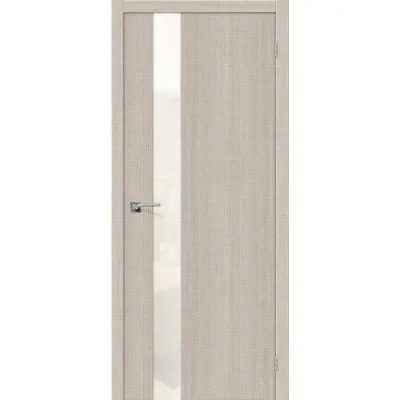 Межкомнатная дверь Порта-51 Cappuccino Crosscut White Pearl
