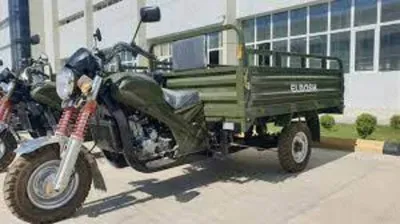 Муравей, трехколесный грузовой мотоцикл ELDOSH 200 CC №1, болотный цвет