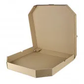 Коробка 34*34*4 см для пиццы со скошенными углами без печати