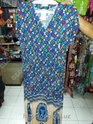 Штапельная платья №106. производство Индонезия