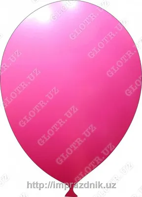 Латексный шар 9"/23см "Темно-розовый" 100шт