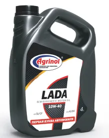 Моторное масло AGRINOL LADA 10W-40