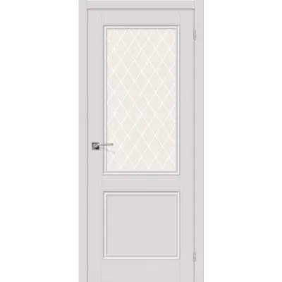 Межкомнатная дверь Порта-63 Alaska White Crystal