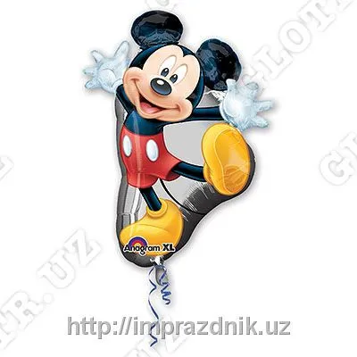 Фольгированный воздушный шар "Танцующий Микки"