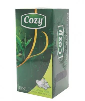Зеленый чай с жасмином Cozy, 25 пакетиков