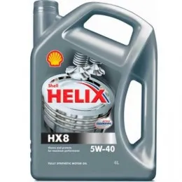 Масла  SHELL HELIX HX8  5W40  Fully Syntetic 100% 4L