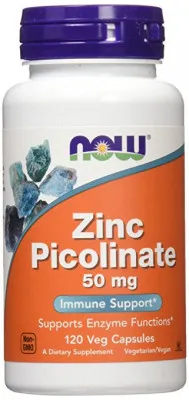 Цинк пиколинат 50 мг, 120 растительных