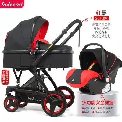 Luxmom x6 3 in1 детская коляска red