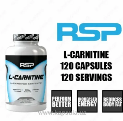 Rsp nutrition, L-karnitin, 120 kapsul