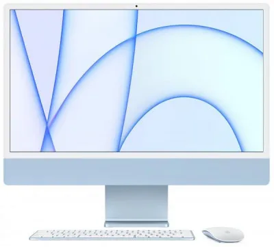 Моноблок Apple iMac 24 with M1 Chip 2021 (+magic keyboard, mouse)