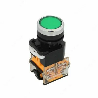 Кнопка управления LA38 11/203 зеленая с подсветкой