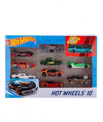 Подарочный набор из 10 машинок Hot Wheels