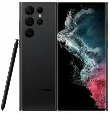 Samsung Galaxy S22 Ultra (SM-S908B) 12/256 GB RU, qora fantom